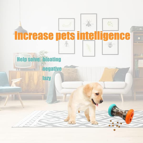 Dispenser-puslespil legetøj til små hunde, interaktivt jagtlegetøj, perfekt