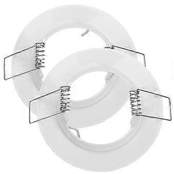 Lampskärm Skydd Infälld Belysning Vit För Våtrum 2-pack