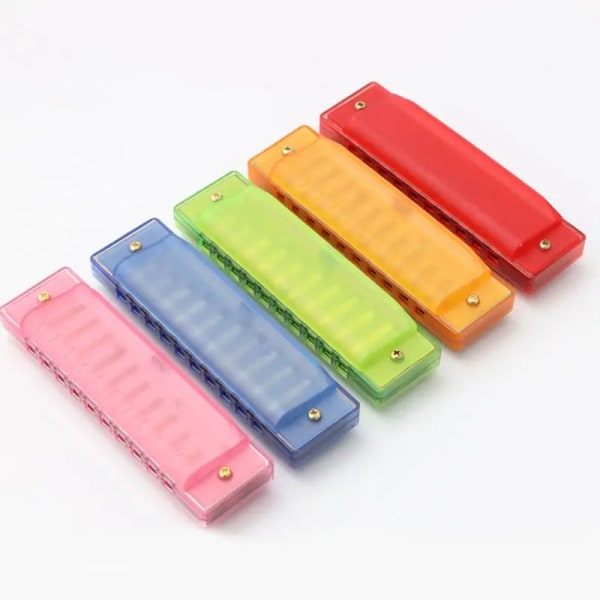 Clearly Colorful Translucent Harmonica, Yellow