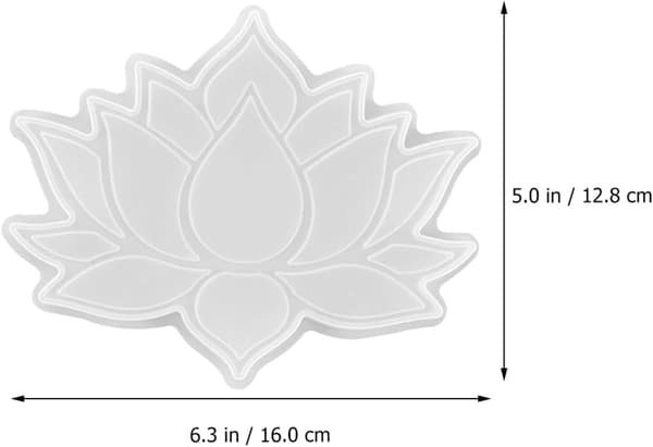 DIY Silikon Lotus Coaster Form Multifunksjonell Lotusblomst Koppunderlagsform