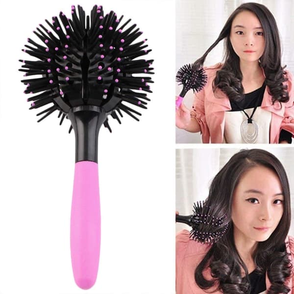 3D Hair Styling Comb, Spherical Curling Comb, Air Styling Comb, Eight-Arm Spherical Comb, 3D Massage Comb