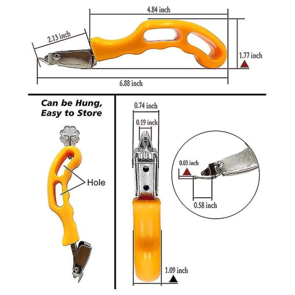 Stiftfjerner Heavy Duty, Profesjonell Stiftfjernerverktøy, Stifttrekker Kompatibel Med Møbler, Gulv, Fr