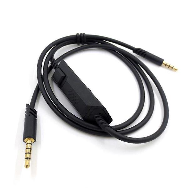 Sort lydhovedtelefonkabel til Astro A10 A40 Gaming Headset