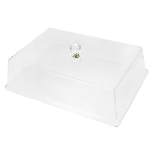 Rektangulär Tårtkupa Mat Skydd Material Hem Användning 34X24X10.5CM 1Set
