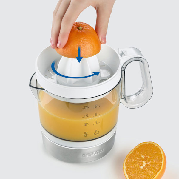 Juicepress Basic 1L 40W CP3535 Rostfritt stål, Vit