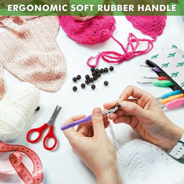 39-piece Crochet Kit: DIY Crochet Tool and Accessory Set for Sweaters - Crochet Tools and Accessories for Beginners and Adults