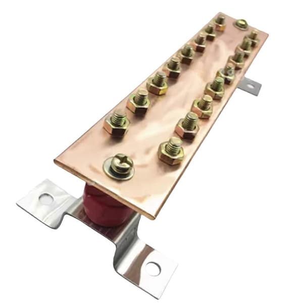 5x50x300mm Tinned Copper Earthing Bar Potential Equalization Battery Link Earthing Bar