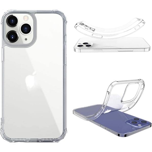 iPhone 12 Mini deksel TPU Transparent