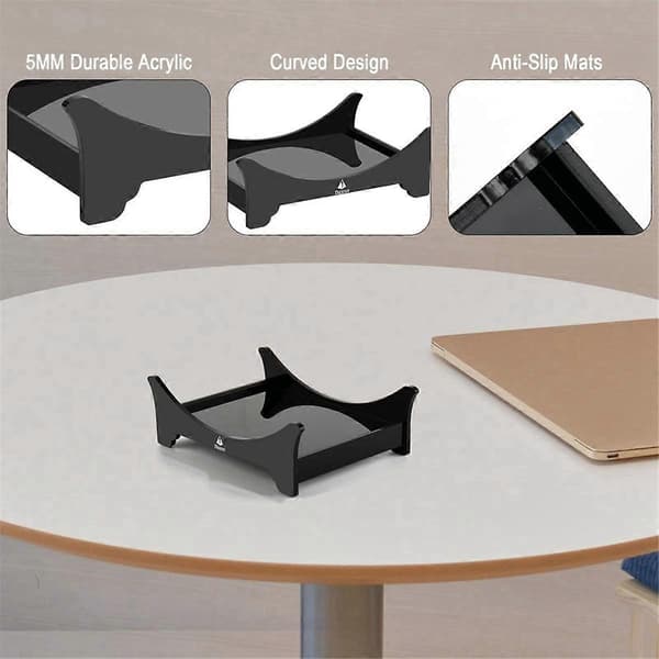 Desktop Speaker Stand for Onyx Studio 6 Speaker, Acrylic Table Stand Holder Speaker Non-Slip Base