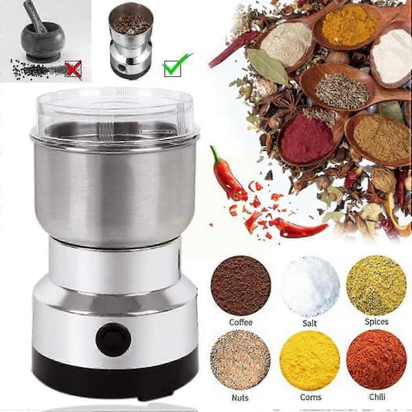 Electric Coffee Grinder 150w 220v Kitchen Grain Beans Grinding Coffee Home Nuts Multifunctional