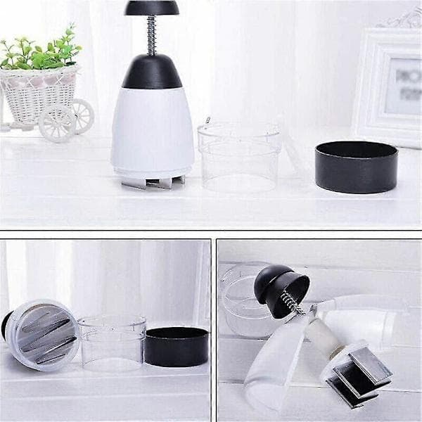 Garlic Chopper Food Processor Slap Chop Fruit Vegetable Grater Kitchen Utensil Tool-1pc 1set