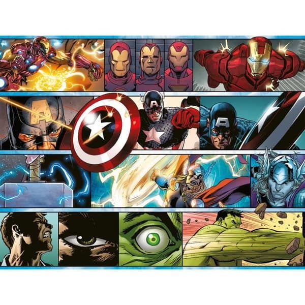 Palapeli 2000 palaa: Avengersin voima - Marvel Valkoinen Vit