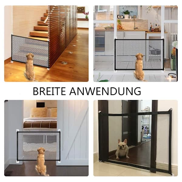 Hundehegn-sort-lille 110*72 (stærk selvklæbende krog)