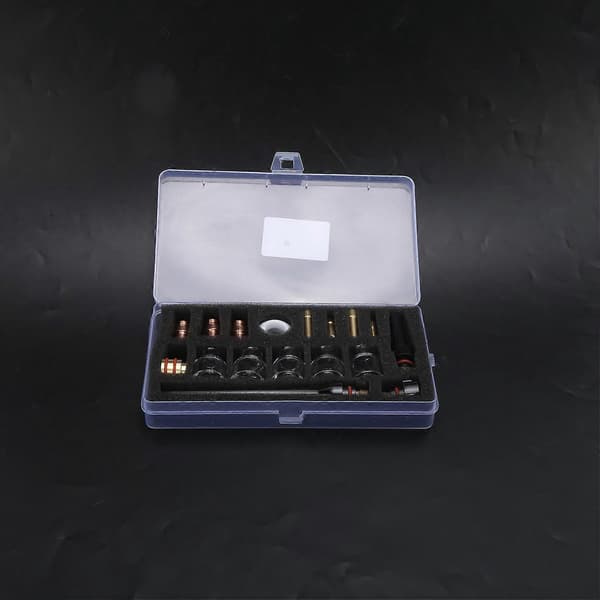 Welding Torch Accessory Kit Glass Cup Brass Tungsten Clamp Consumables for WP-17/18/26