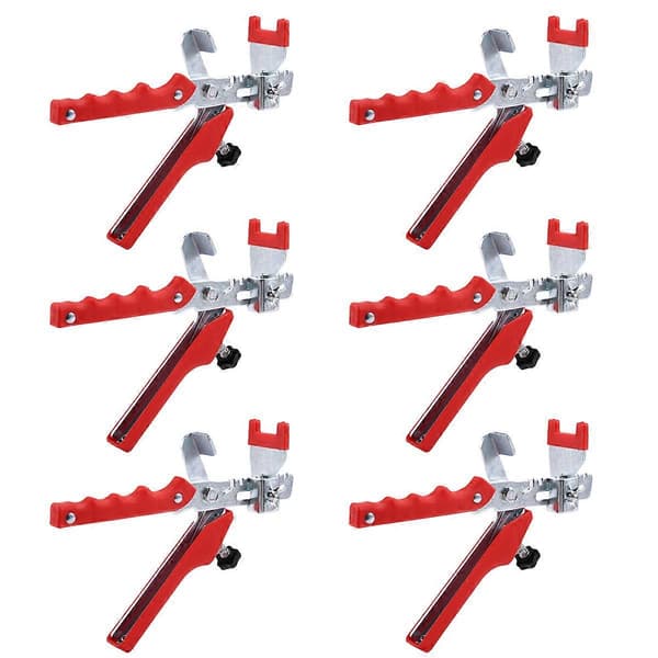 6 Pcs Professional Tile Leveling System Pliers for Tile Leveling Hand Leveling Set Ceramic Tile Laying
