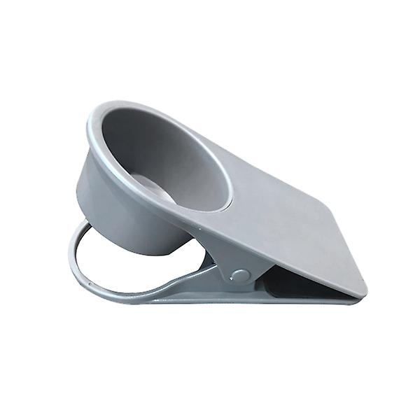 Krustholder Bord Muggholder Drikkkoppholder Klips Koppholder Klips Underkopp Klips Kaffeekrussholder Grå Grey