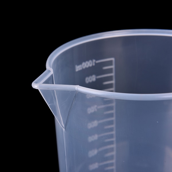 20/30/50/300/500/1000ML Plastmålebeger Målekanne Hellepip Su 1000ml