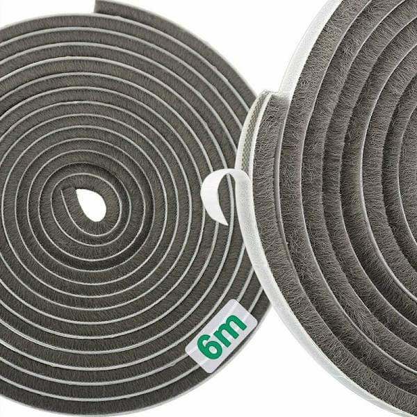 6 m Self-Adhesive Door and Window Strip, Wind and Dust Proof, 9 9