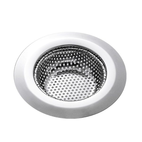 Kökssilsil, matuppsamlare för de flesta diskhoavlopp, rostfritt stål, 2-pack, 4,5 tum i diameter
