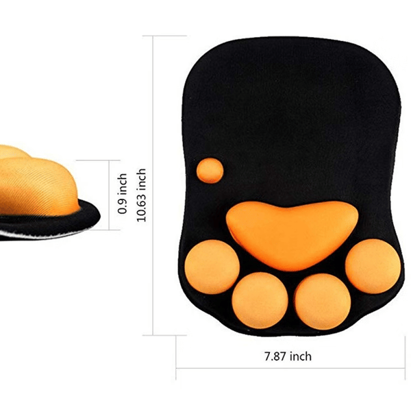 Cute Cat Claw Wrist Rest Keyboard Pad Silicone Non-slip Cushion