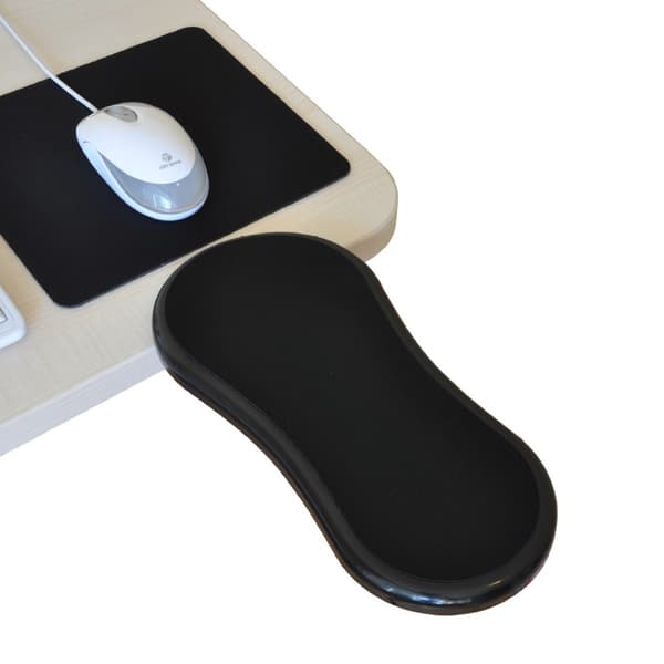 Ergonomisk armlæn til skrivebord, tastatur håndledsstøtte, musemåtte, hukommelsesskum håndledsstøttepude til computer, bærbar computer, arbejde, gaming (2 stk)