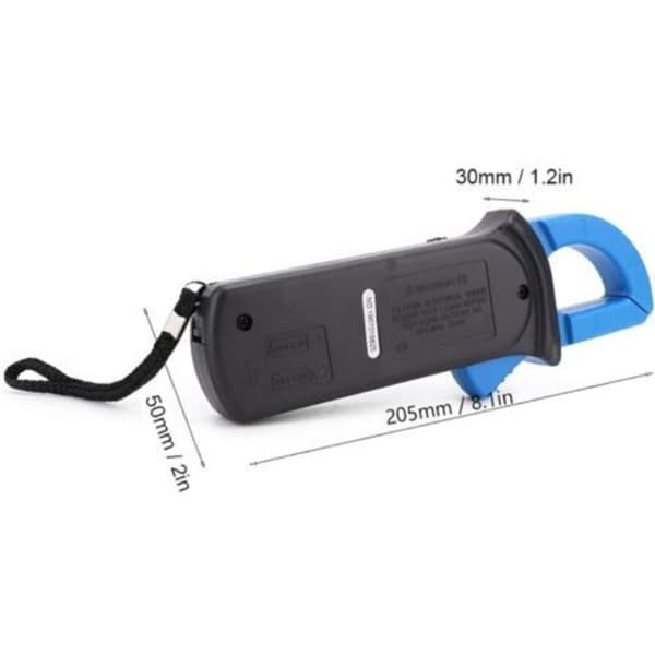 Automatic Digital Multimeter Clamp, Voltage, Resistance, and Diode Tester (Blue) (FMY)
