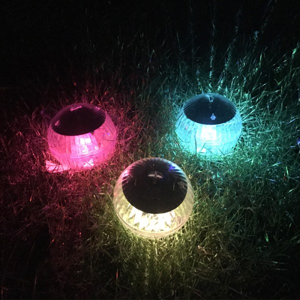 Uonlytech aurinkoenergialla toimiva vesi kelluva valo lampi kelluva valo magic pallovalo puutarhan sisustusvalo allasvalo (värillinen valo)