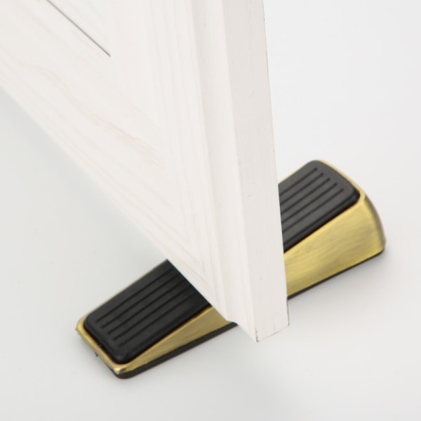 4 STK sterkeste kile dørstoppere, kraftig dørstopper for bunnen av døren laget av sinklegeringsdresser døråpning