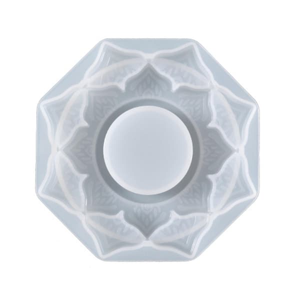 Lotus Lysestake Epoksy Støpeform for Pyntebeholder Hjem