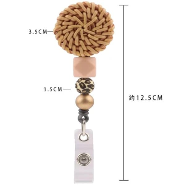 Badge Reel Retractable Name Tag Holder with Clip[XJ]