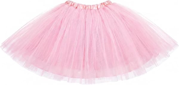 4-lags Tutu Fluffy Danse Ballet Bobleskørt, Lyserøde Nederdele
