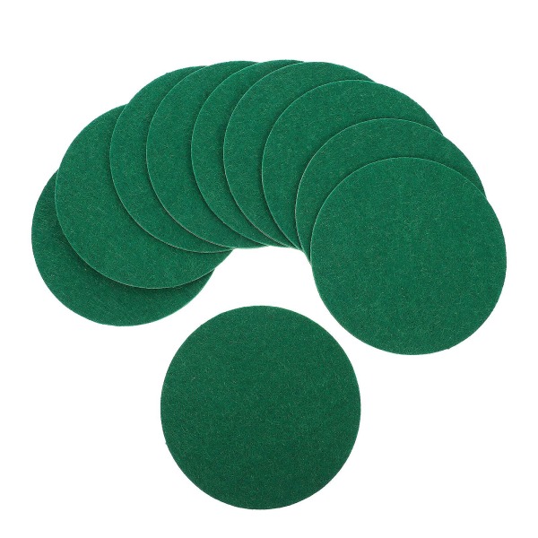 10 stk Grønne Tilbehør Lufthockey Tilbehør Målhåndtak Padler Putene Lufthockey Padler Spill Ta Green 9.5X9.5X0.2CM