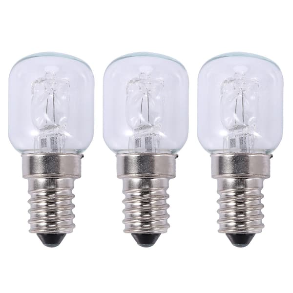 3x E14 High Temperature Lamp 500 Degrees 25w Halogen Bubble Oven Lamp E14 250v 25w Quartz Lamp
