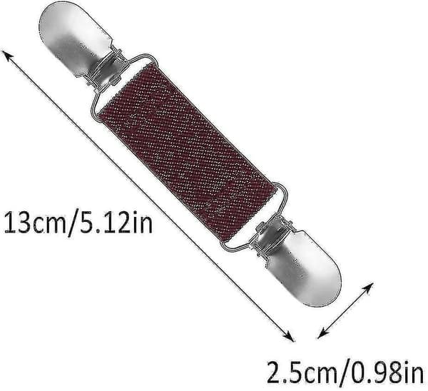4 st Tröjklämmor, Koftklämmor, Elastisk Klämma Unisex Enkel