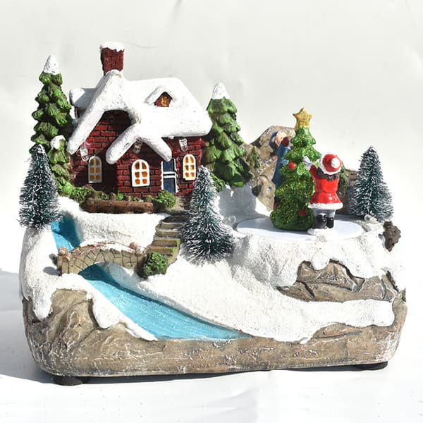Julbyhus, LED-belyst vinterjuleby