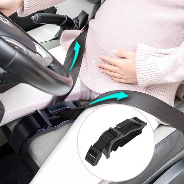 Pregnancy Bump Strap Justerare för bil, Seat Bump Strap Strap för gravida kvinnor Skydda ofödda baby - Förhindra kompression av buken - A