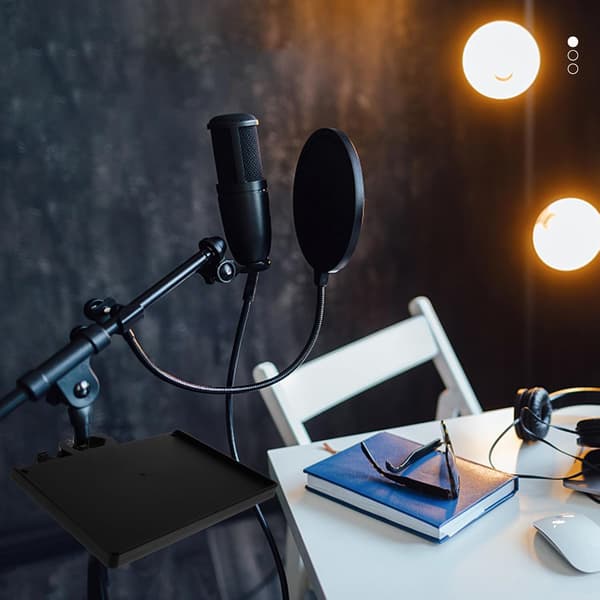 Microphone Clamp Phone Holder Adjustable Angle Durable