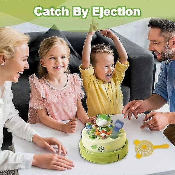 Bounce and Catch Frog Board Game Interactive Parent-Child Table Game {h}