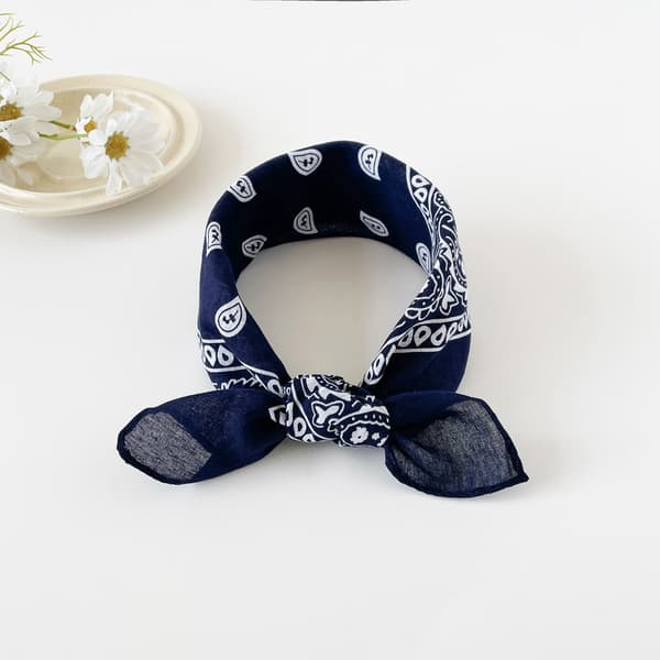 Stylish Square Scarf NavyBlue NavyBlue NavyBlue