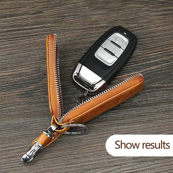 Leather Keychain, 1.57''x3.44'' Leather Keychain Leather Keychain Mini