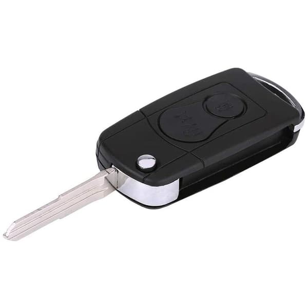 Fjernnøkkeldeksel for Actyon Flip, 2 knapper, biltilbehør, svart