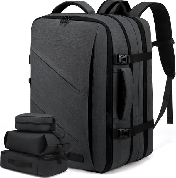 Large 40L Cabin Backpack, 17-inch Laptop Backpack, Splash-proof Work Backpack