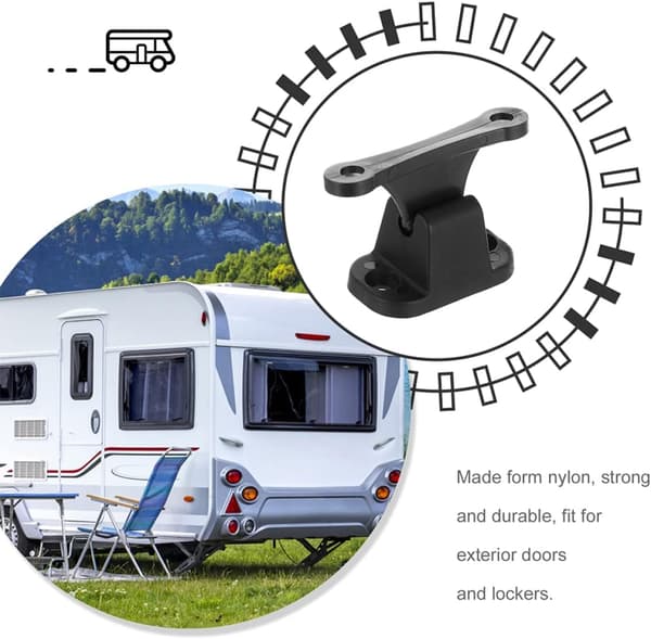 2 stk. Dørstopsholder til autocamper, campingvogn, til dørsugtilbehør ved udendørsrejser