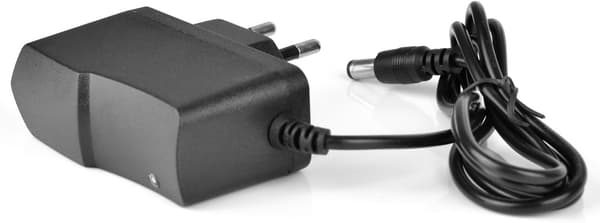 Virtalähdeadapteri 8.4V 1A AC Virtalähde elektronisille laitteille, musta