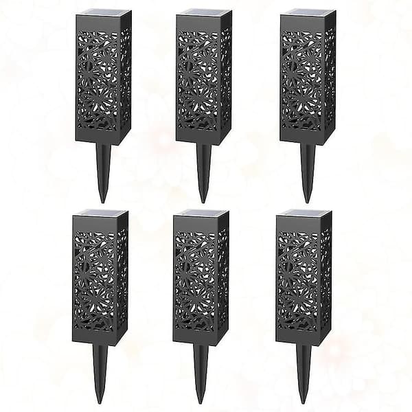6 stk. solcellelampe