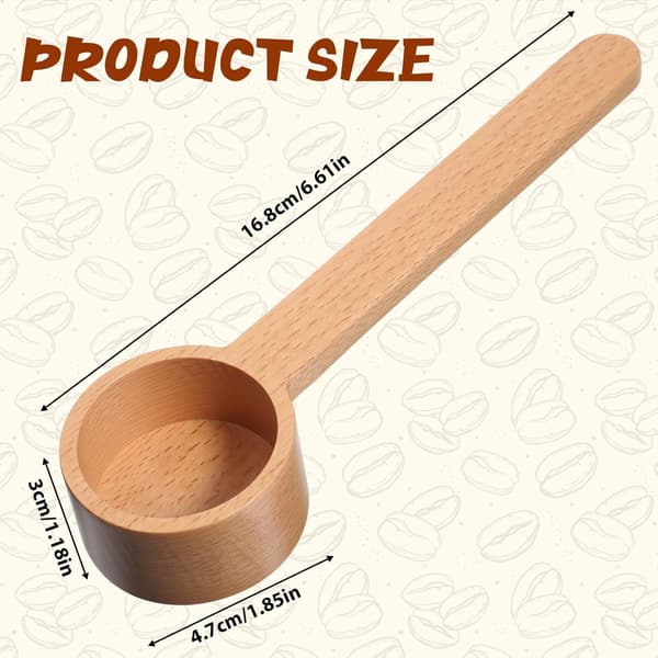 10g Måleskje i tre for kaffe