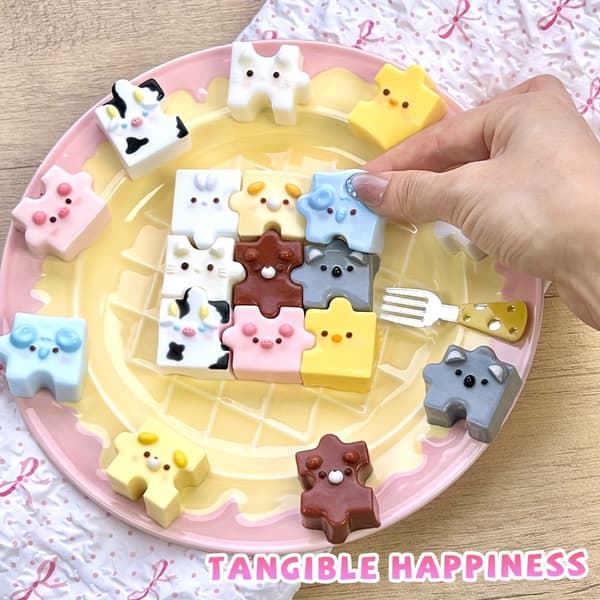Handmade Squishy Toy Soft Feel Slow Rebound Sticky Ideal Gift Christmas Halloween Easter Puzzle Puzzle