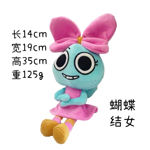 \"Ny Dandy's World Plysj Plysjlegetøj Dukke Dandy Bow\" Dandy Bow Vacuum Compression