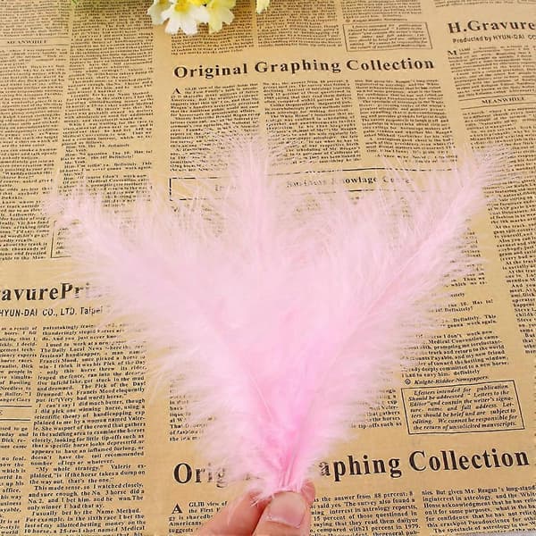 200 pcs Marabou Feathers for Wedding Decor Hat Art Crafts/Wedding Decor