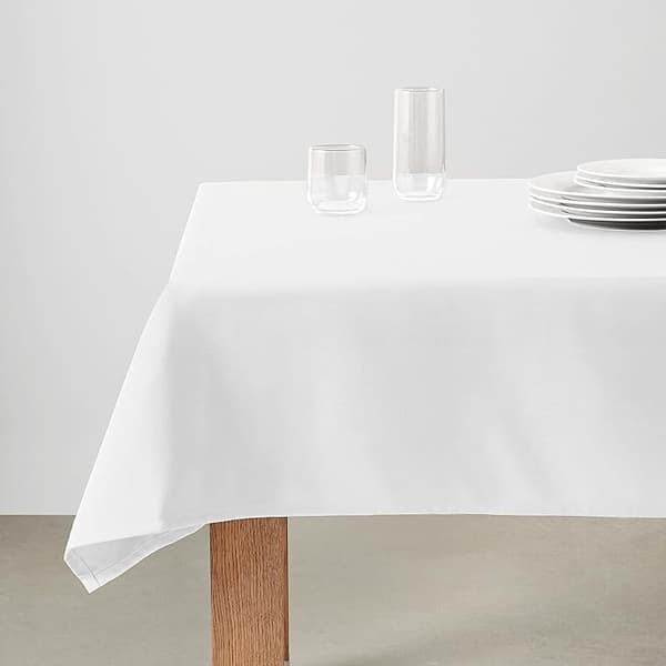 Blå Dröm Rektangulär Blank Duk (Vit 14